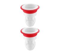 2 Pièces Insert Anti-odeur pour Siphon de Sol en Silicone, Maille | Bague D’étanchéité Élargie, Structure en U, Drainage Rapide, pour Salle de Bain