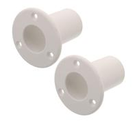 2 pièces Insert de Remplacement pour Échelle de Ponton Pliable, Nylon | Surface Texturée, Usage Marine Pont, Verrouillage Sûr, pour Accessoires de Ponton et Systèmes D’Échelle
