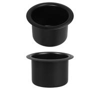 2 Pièces Insert Porte-gobelet en Acier Inoxydable