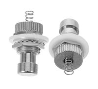 2 Pièces Interrupteur à Bouton-poussoir à Pédale | Patin Antidérapant, Ressort Rapide, Micro-interrupteur, Base en Acier Galvanisé Épais, Assemblage Modulaire