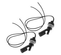 2 Pièces Interrupteur à Flotteur Horizontal Monté Côté | Capteur ABS Noir, Installation Rapide, Format Compact, pour Réservoirs, Piscines et Pompes de Relevage