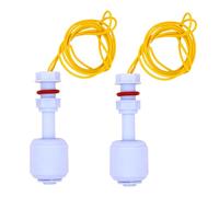 2 Pièces Interrupteur à Flotteur Vertical, Capteur de Niveau d’Eau, Flotteur Pompe de Relevage, Interrupteur Flotteur, Nterrupteur de Contrôle de Liquide pour Hydroponie, Jardinage, Piscine