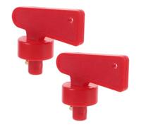 2 Pièces Interrupteur de Coupure de Batterie Voiture et Bateau, Clé | Plastique, Gestion D’alimentation 12v, Prévention de Décharge, pour Camping-entretien e Rechange
