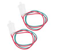2 Pièces Interrupteur de Porte de Réfrigérateur en Plastique | Installation Facile, Faible Entretien, pour Techniciens et Bricoleurs, Usage sur Lumière Intérieure D’appareil