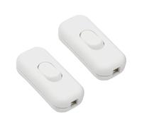 2 Pièces Interrupteur En Ligne, Variateur En Ligne, Interrupteur D'Éclairage En Ligne, Interrupteur Torpille, Interrupteur À Double Coupure À Deux Fils, Petits Appareils Électroménagers