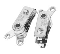 2 Pièces Interrupteur Thermostatique Réglable, Pièce de Rechange | Régulation Précise, Protection la Surchauffe, Usage Maison ou Professionnel, Finition Argentée