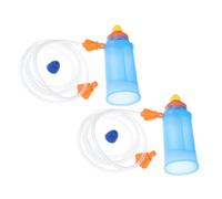 2 Pièces Irrigateur Nasal Manuel PP pour Nettoyage du Nez à Maison | Facile à Nettoyer, Usage Familial, pour Sinus et Bouchons de Mucus, Pratique au Lavabo