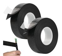 2 pièces Isolant Ruban Adhésif Isolant électrique Noir,5m x 23mm x 0.8mm Ruban De Câbles,Chatertone Noir Electricien,Ruban Adhésif Noir Resistant,Ruban Isolanté Noir,pour Fils et Câbles Réparation