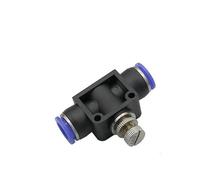 2 pièces jardin 4mm 6mm 8mm 10mm 12mm tuyau débit d'eau ajuster vanne régulateur débit d'eau contrôle vanne connecteur contrôleur de vitesse de l'eau(8mm)