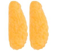 2 Pièces Jaune Modèle Anatomique de Graisse Humaine pour Démonstration | Structure Détachable, Couches Clairement Séparées, Texture Réaliste, Outil Pédagogique Destiné aux Diététiciens,
