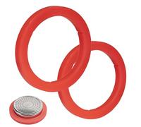 2 Pièces Joint de Groupe en Silicone pour Machine à Expresso E61 Gaggia Bianchi Ascaso Classic Faema E91 E98, Ø 73 x 57 x 8 mm, Étanchéité Améliorée, Joint Torique Amélioré, Gasket Durable