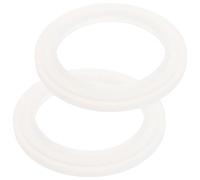 2 Pièces Joint D'étanchéité en Silicone, Rond | Qualité Alimentaire, Résistant à Chaleur, Surface Lisse Transparente, pour Groupe D'extraction et Café Pro