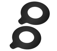 2 Pièces Joint en Caoutchouc Rond, Kit de Cales Noir | Absorption des Chocs, des Vibrations, Remplacement Facile, Protection Renforcée, Lot de Joints