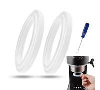 2 Pièces Joint pour DeLonghi Machine à Café Anneau D'étanchéité,Bague D'étanchéité Ø47mm,Porte-Filtre Rechange EC680 EC685 EC820 EC850 EC860 Groupe D'infusion Joint Tête D'infusion