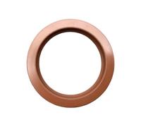 2 pièces Joints hydrauliques radiaux en fluoroélastomère de type UN, Diamètre intérieur 32mm Diamètre extérieur 43mm Épaisseur 6mm, Brun, 32x43x6mm