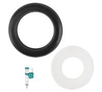 2 Pièces Joints Réservoir pour Geberit Joints en Caoutchouc Joint Cloche de Siphon Bassin Ø63x32mm et Indicateur de Basse Ø68x46mm Rechange pour Modèles 816.418.00.1, 818.109, 240.282.00.1