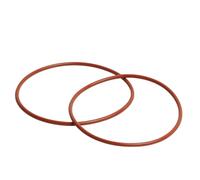 2 Pièces joints toriques métriques en caoutchouc rouge, 644mm diamètre extérieur 630mm diamètre intérieur 7mm largeur, joints d'étanchéité VMQ
