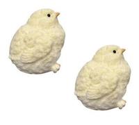 2 Pièces Jouet Amusant À Presser pour Petit Poussin, Fait À la Main Squishy Poussin Ultra Doux Squishy Fidget Jouets, Jouet Mignons Anti-Stress, Ouet Amusant À Presser Mignon Petit Poussin