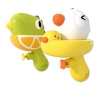 2 pièces Jouets de Bain pour bébé, Pistolets à Eau en Plastique pour Jouets de Bain pour Tout-Petits Animaux avec Longue portée, Pistolets à Eau faciles Utiliser pour Baignoire, r