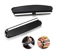 2 Pièces Kit D'aide à L'affûtage des Couteaux, Professionnel Guide D'affutage des Couteaux, Pour Pierre à Aiguiser Support Angulaire Aiguiseur Couteaux Aiguisage sur Pierre à Aiguiser Débutant, Noir