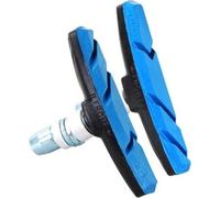 2 pièces Kit de frein vélo pour Shimano | 1 paire de patins de frein BLEU pour le vélo | V-Brake 70mm V-Brake symétrique | Plaquettes de frein | Caoutchoucs de frein | Kit de patins de frein | Patins