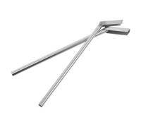 2 Pièces Kit de Nettoyage 8mm 10mm Racleur de Rails | Design Ergonomique Léger, Fibres de Brosse Uniques, Nettoyage Précis des Rainures et Sillons