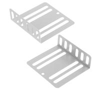 2 Pièces Kit D'installation D'autoradio, Support de Montage en Fer | Systèmes Audio et Têtes de Navigation, Installation Rapide au Tableau de Bord, Matériel Inclus