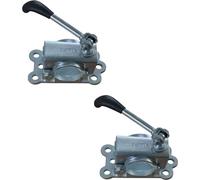 2 pièces - Knott support de roue jockey en fonte - LBG48 levier rabattable - pour tube extérieur Ø 48 mm