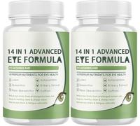 2 pièces,La nouvelle formule de soins oculaires haut de gamme 14 en un soulage efficacement le syndrome de l'œil sec et la fatigue oculaire. Convient à tous les groupes d'âge !!!