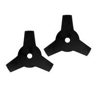 2 pièces lame de 9 pouces 3 dents en acier au manganèse débroussailleuse lame de pour cour jardin tondeuse à gazon outil de désherbage