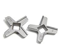 2 pièces Lame De Hachoir À Viande #5 Remplacement En Acier Inoxydable Pour Bosch CNFW5 MFW1501 1511 2500 2510W 2520 MMWPL2000 MUM4406 4585