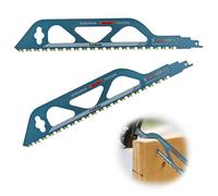 2 Pièces Lame Scie Sabre Brique 305 mm, Pierre De Scie Sabre Carbure, Lame De Scie Sabre Universelle, Lames De Scie Alternative pour Pierre, Bois, Beton Et Brique, S1243HM