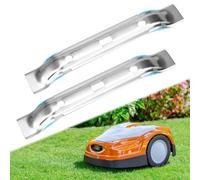 2 Pièces Lame Tondeuse, 20cm Lames Tondeuse Gazon Robot, Lame Robot Tondeuse Compatibles avec Sti-hl iMOW RMI 422 422P 422PC, Lame de Rechange pour Robot Tondeuse