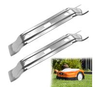 2 Pièces Lame Tondeuse Lame Robot Tondeuse Compatible avec Stihl Robot Tondeuse avec iMOW RMI 422 422P 422PC RMI 522 C et avec Viking iMow MI4 Series, Lame de Rechange pour Robot Tondeuse, 20 cm