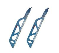 2 Pièces Lames de Scie Sabre 305 mm, pour pierre, métal dur, en métal dur, pour béton cellulaire, bois, brique, ciment
