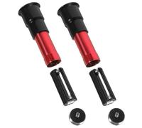 2 Pièces Lampe à Bougie pour Œuf Portable, Mire-œufs Manuel, 3 Aaa | Alliage D’aluminium et ABS, Lumière Froide sans Chauffe, pour Incubation, Ferme, Canard