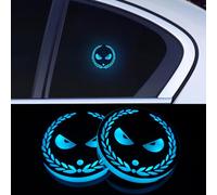 2 Pièces Lampe d'ambiance LED pour Voiture,7 Couleurs éclairage ambiant Voiture, Lampe de Voiture Rechargeable USB, lumière intérieure de Voiture, lumière LED de Voiture Portable