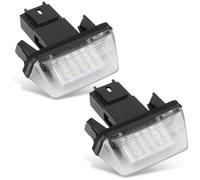 2 pièces Lampe de Plaque d'immatriculation de Voiture à 18 DEL Gauche et Droite pour C3 2002-2009 / BERLINGO / 306 307 406 5008