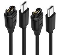 2 pièces Le chargeur USB c est compatible avec le chargeur de montre Garmin,Sync Câble de charge Garmin Fenix 7 7S 7x 6 6S 6x 5 5S 5X, Forerunner 945 245 45, vivoactive 3 4 4S, venu 2 2S, instinct 1M