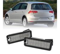 2 pièces LED éclairage de plaque d'immatriculation pour V'W Golf 4 IV 5 V 6 VI 7 VII Polo 2000-2014 Eos Lupo P'assat B6 B7 S/cirocco 3 T-Roc Canbus sans erreur