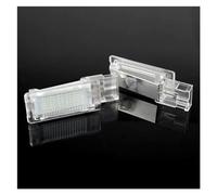 2 Pièces LED Éclairage Intérieur Les Pieds pour VW pour Golf 5/6/7 Plus Polo pour Scirocco pour Passat B6 B7 B8 CC pour Tiguan pour Jetta Caddy Tourage Sharan EOS Feux Plaque D'immatriculation LED