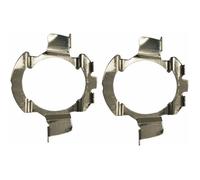 2 Pièces LED H7 Ampoules Métal, Adaptateurs Support Base pour Quasquai/Polo/Jetta Sport, Opel Astra.