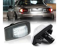 2 pièces LED numéro d'éclairage de Plaque d'immatriculation pour M/azda 323 P/rotege M/iata MX-5 NB T/ribute EP MPV LW F/Amilia A/llegro