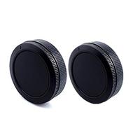 2 pièces Lentille Arrière Cap+2 pièces Bouchon Corps pour Canon EOS R5/ R6/R/EF RP Plus pour Canon RF Mount Lens(2 Sets)