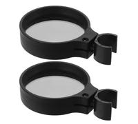 2 Pièces Lentille de Protection Wp18/26, Rotative | PP Noir, Fixation Clip et Déverrouillage Rapide, pour Maintenance Terrain et Soudage de Tubes