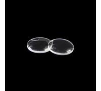 2 pièces lentille Double convexe 93 transmission, lentilles de concentrateur en plastique PMMA, lentilles biconvexes à mise au point de la lumière 7 8 10mm de diamètre(8mm x 12mm)