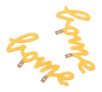 2 Pièces Lettre Lumineuse Décorative Vintage 2200k Dc 3v | Remplacement Modulaire pour Panneaux LED et Enseignes, Style Alphabet Transparent, Déco Mariage et Crémaillère