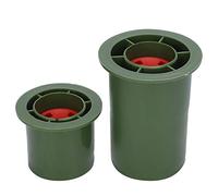 2 pièces leurre appât Faire, Portable PE leurre appât Outil Boule Fabricant Dispositif Accessoire de pêche Vert
