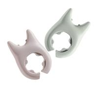 2 Pièces Lève-couvercle en Silicone Multifonction Anti-débordement | Libère la Vapeur, Garde le Couvercle Surélevé, Forme Adorable, Style Créatif, Ustensile Cuisine Polyvalent Couleur Aléatoire
