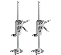 2 pièces Lève-meuble, Bras de Levage économisant le Travail avec échelle de Précision,Réglable Lève-Plaques Manuel, Avec échelle pour Les Sols,les Fenêtres et les Armoires Capacité de Charge 420KG